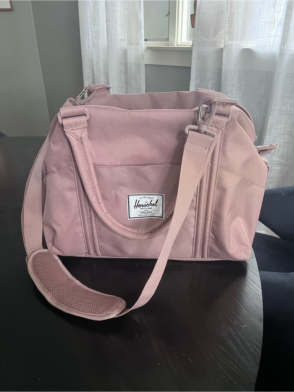 Herschel Supply Company Dusty Pink Travel Tote with Shoulder Strap